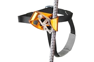 DAUERHAFT Equipo de Montañismo para Escalada en Roca, Elevador Ascendente de pie Duradero Portátil, Alta Estabilidad para Exploración de Agujeros, Cuesta Abajo