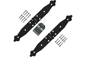 KOTARBAU® Charnière de chantier x 2 | Charniere Porte Lourde | Charnières de Portes | Charnière Porte Lourde | Charniere Portail 150 x 150 x 35 mm en acier galvanisé 2 pieces