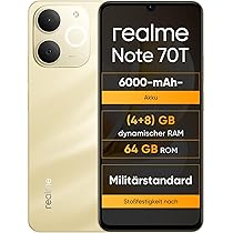 realme Note 70T 4 + 64 GB Smartphone, Display Eye Comfort