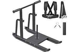 Kipika Luge de Fitness à Hauteur réglable, améliore la Force Musculaire et la Puissance Explosive, Convient pour Les disques de Poids de 2,5 cm et 5,1 cm