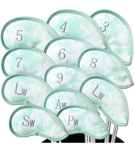 Lot De 9 Couvre-têtes De Golf Face Saver Plus - Noir - Neufs (fers #2-9)