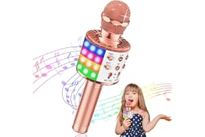Gralal Mikrofon Kinder, Mädchen Geschenke 3-11 Jahre Lustige Geschenke Spielzeug für Teenager Mädchen Jungen Erwachsene Microphone - Ostergeschenke Kinder