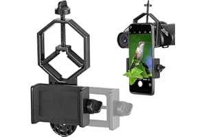 Celticbird Handy-Adapter - Fotografie-Adapter-Halterung funktioniert mit Fernglas, Monokular, Spektiven, Teleskop, für iPhone, Samsung, HTC, LG und mehr