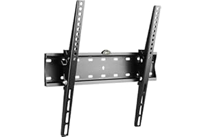 RICOO Support Mural TV Plat N2144 Inclinable Fix ation TV Universel 32-65 Pouces (81-165 cm) Télé OLED LCD LED écran