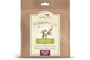 Terra Canis Pudelwohl für Magen & Darm - Kräuterhelden, 60g I Unterstützung mit der Kraft der Natur I Nahrungsergänzung mit Gesundheitskräutern & Bachblüten für Hunde