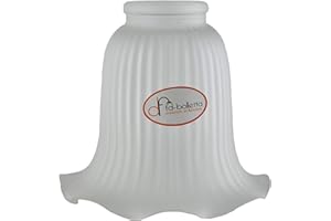 fd-bolletta arredamento e illuminazione Pantalla lampara, cristal de repuesto, pantalla de lampara,campana de cristal, Tulipa blanca vl21 Medidas: altura 12cm, Ø vidrio 14cm, Ø boca exterior 5,3cm