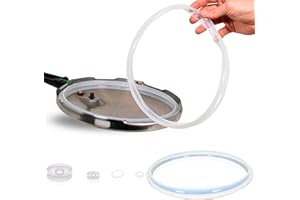 ADARPA PACK Completo Goma Olla GM | Accesorios para Ollas GM 5L/6L | Compatibles con las Series de Olla GM H Deluxe, B, C, D, E, F, G, Cecotec | Accesorios Resistentes y Duraderos