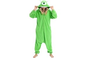 LBJR Erwachsene Cosplay Schlafanzug Tierkostüme Jumpsuit Onesie Nachtwäsche Overall Fasching Karneval Halloween Pyjama