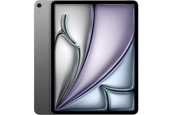 Apple iPad Air 13 Pouces avec Puce M3 : Apple Intelligence, écran Liquid Retina, 128 Go, caméras Avant/arrière 12 Mpx, Wi-FI 6E, Touch ID, autonomie d’Une journée – Gris sidéral