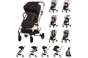 Chipolino Kinderwagen, Buggy Twister 360 Grad drehbar, Rückenlehne verstellbar, Farbe:schwarz