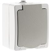 Zenitech - Base IP54 2P+T 16A Light Grey - Akya