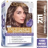 L'Oreal Paris Excellence Cool Creme Sa&ccedil; Boyası - 7.11 Ekstra K&uuml;ll&uuml; Kumral
