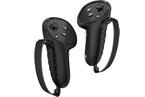 Digicharge Funda protectora de silicona para controladores Meta Quest 3S / 3S Xbox edition/Quest 3 Touch para mango MetaQuest 3 VR, protección de silicona anticaídas con correa de mano ajustable
