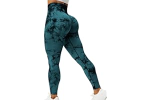 ZAAYO Gym Leggings for Women Scrunch Bums Leggings High Waist Sport Leggings for Yoga Gym Workout Fitness