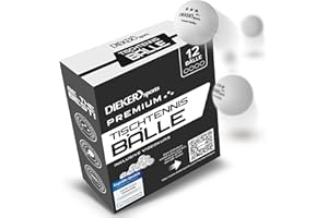 ‎DIEKER SPORTS Dieker Sports Premium Tischtennisbälle 3 Stern - [12, 42 & 100 Stück] - inkl. Videokurs - [erstklassige Ping Pong Bälle] - Nach ITTF Turnierstandard - Tischtennisbälle Outdoor Tischtennis Zubehör