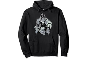 Disney Villains Faded Head Mashup Pullover Hoodie
