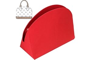 Soyizom Filztasche Organizer Handtascheneinsatz Passend für Alma BB PM Insert Tote Organizer für Damen Geldbörse Beutel Innen Tasche in Tasche(PM,Rot)