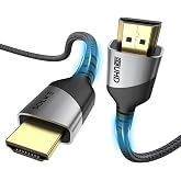SOLKE HDMI 2.1 Kablo UHD 8K 60Hz 4K 120Hz 48Gbps HDR eARC HDCP TV Monit&ouml;r PS5 Xbox G&ouml;r&uuml;nt&uuml; Kablosu &Ouml;rg&uuml;l&uuml; Al&uuml;minyum (3 Metre)