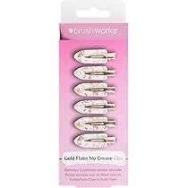 Brushworks Gold Flake No Crease Clips - Entrega GRÁTIS - View #5