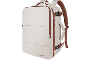 Taygeer EasyJet Bagaż podręczny 45 x 36 x 20, bagaż podręczny, plecak samolot, męski, khaki, Ryanair 40x20x25cm, Biznes