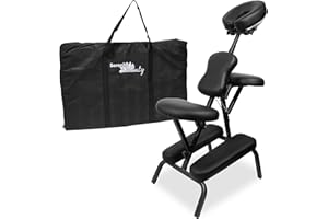 GUARANTEED4LESS Therapy Massage Chair Portable Tattoo Folding Beauty Salon Stool Facial Body Adjustable