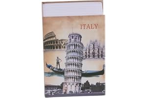 TISSTING Libro Cassaforte con Combinazione, 22 x 15 x 4,5 cm Italia Torre Pendente Libri Cassetta Segreto armadietto di Sicurezza Scrigno Portavalori per Money Gioielli in Contanti