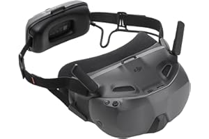 ‎DJI DJI Gogle N3, Gogle FPV z ultraszerokim ekranem 1080p, wciągające wrażenia z lotu, gogle drona FPV, bezprzewodowe strumieniowanie, gogle do dronów, zestaw gotowy do użycia, kursor AR