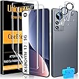 UniqueMe [2+2 pezzi Protezione schermo Compatibile con Xiaomi Mi 12/12 X 5G, 2 pezzi Protezione schermo e 2 pezzi Fotocamera 