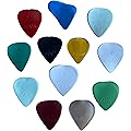 Plick the Pick Electric Pack, 12 médiators ergonomiques en matériaux différents pour guitare électrique