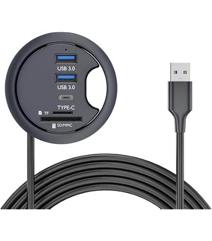 Hejo 10Pcs Passe-Câble Bureau Blanc, Passe-Câble Pour Ordinateur 80mm Avec Scie Cloche, Cache-câble Pour Câble Rond, Organiseur De Fil Pour La Maison Et Le Bureau