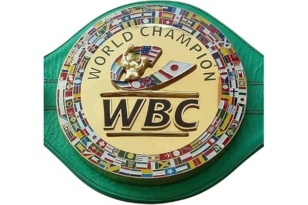 WBC Championship Ceinture de boxe en cuir véritable Taille adulte Réplique de qualité Hiqh