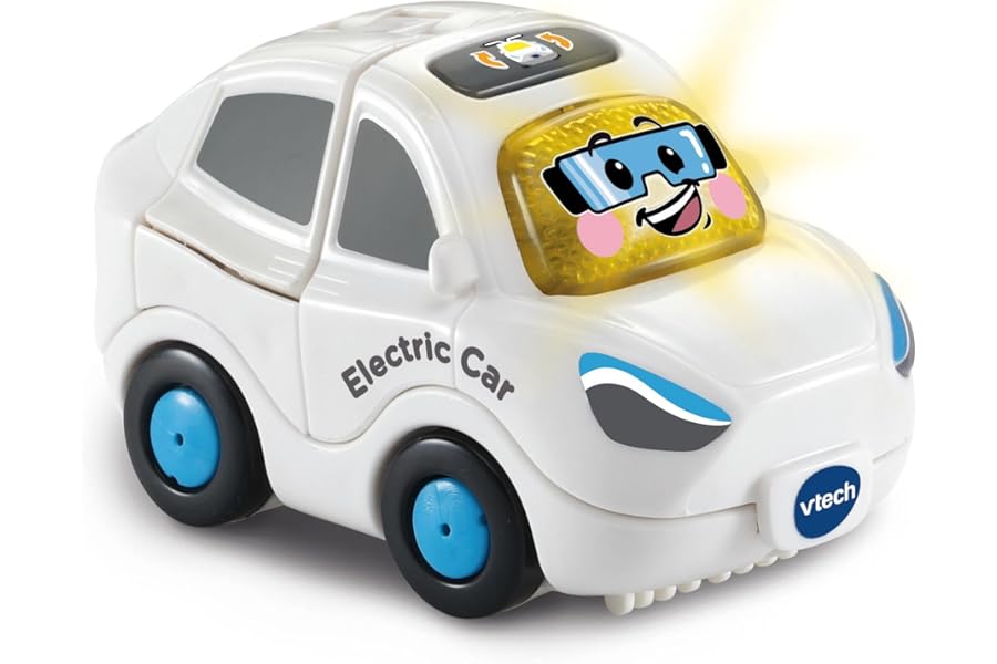 VTech Toot-Toot Drivers Electric Car, Interactive Toddlers Toys for Pretend Play with Lights and Sounds, Suitable for Boys & Girls Ages 1, 2, 3, 4+ Years, English Version