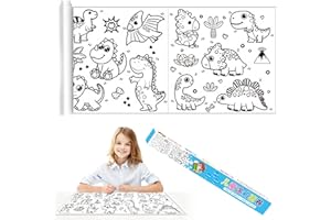 BOOAEE Rotolo di Carta da Disegno per Bambini, Rotolo di Carta da Disegno Per Bambini, Rotolo da Disegno Tagliabile per Bambini, Migliora L'abilità Pratica dei Bambini, Stimola L'immaginazione dei Bambini