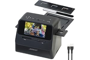 Somikon Fotoscanner: 3in1-Foto-, Dia- & Negativscanner mit 22 MP und HDMI-Ausgang, Akku (D