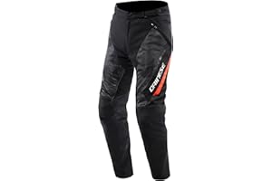 DAINESE Drake 2 Super Air Tex Pants Pantaloni da Moto Ventilati, in Tessuto, per Stagione Estiva, con Protezioni Removibili Uomo