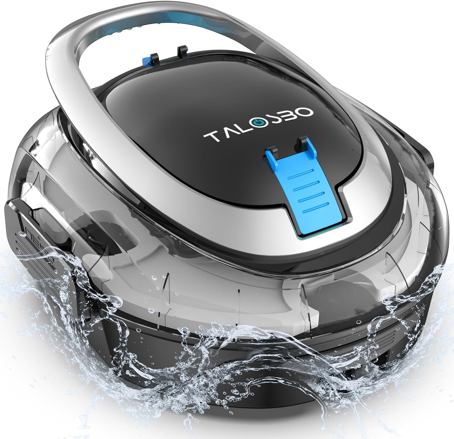 (2026 Nuevo) TALOSBO S2 Robot Piscina,Doble Filtración,90 Min de Limpieza Robot Limpiafondos Piscina Sin Cable,Doble Motor, Carga en 2.5h,Autoaparcable,para Piscinas Elevadas 80 m²