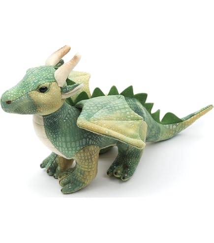 Draak knuffel 'Sparkle Tales' groen Willow