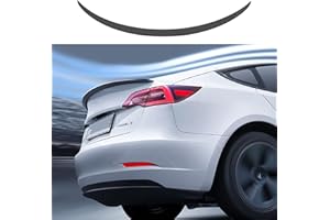 TOPABYTE Spoiler Original für Tesla Model Y Heckspoiler Flügellippe Carbon Tesla für 2020-2024 Model Y Zubehör ABS Matte Kohlefaser