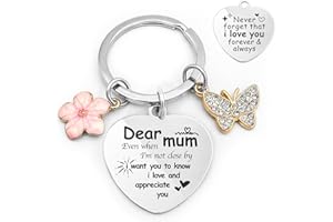 YISCOKO Mum Gifts,Keyring Presents for Mum, Mum Birthday Gifts, Mummy Gifts, Mothers Day Gifts, Christmas Gifts for Mum.