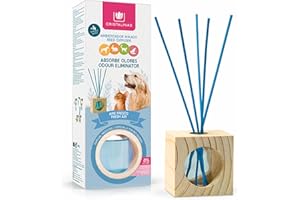 Cristalinas Pet Odour Eliminating, Reed Diffuser Fresh Air Scent - 30ml Air Freshener for Home - Lasts upto 4 weeks - Reed Diffuser for Home, Blue