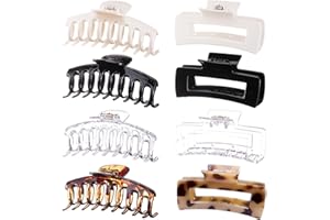 ‎KAVYA Kavya 8 Stück Große Haarklammer, Haarspangen Damen für Dickes Haar Rutschfestes Haarspange Haarstyling Zubehör für Frauen Mädchen(10.5cm)-C