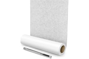 Cahomo Feutrine Autocollante,40 x 150 cm Antiderapant Feutre Adhesive Patin Feutre Meuble,Rouleau de Feutre adhésif Rembourrage de Meubles pour Protection Pied de Table Chaise Canape - Gris Clair