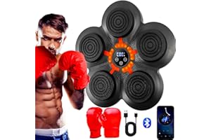 Binggunyo Máquina De Boxeo, Boxeador De Música, Boxeo Smart Bluetooth, Máquina De Boxeo Musical, Entrenamiento Inteligente De Boxeo,Dispositivo De Boxeo Electrónico Portátil De Pared