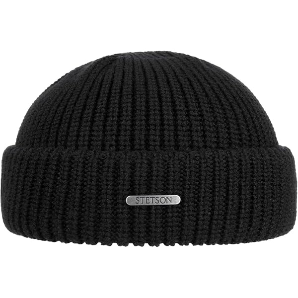 Berretto Invernale Stetson Wisconsin In Lana Merino - Unisex, Made In Italy - Colore Blu Melange, Taglia Unica (54-60 Cm) - 5