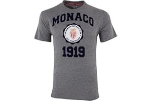AS MONACO T-Shirt Collection Officielle ASM FC - Football -Taille Adulte Homme