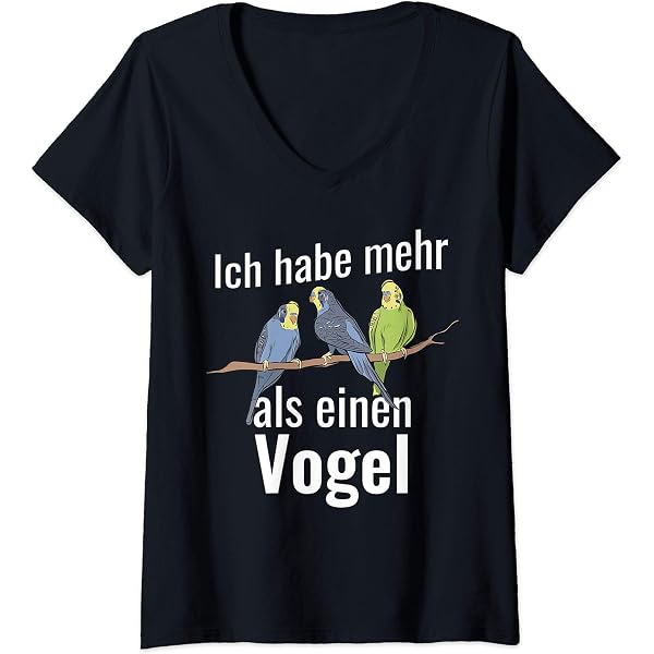 Damen T-Shirt Feder Vögel Feather Birds Slim Fit Neverless