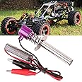 bizofft RC Igniter, Starter Igniter Fit RC Plug Starter Igniter, RC Electronic Glow Plug Starter Men for Redcat HSP Nitro Powered Car(purple)