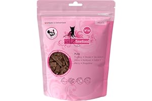 catz finefood Meatz smakołyki dla kotów, indyk nr 19 – chrupiące paski ze 100% mięsa indyka – przekąska dla alergików bez cukru, bez zbóż (1 x 45 g)