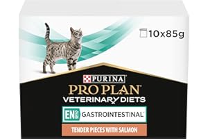 PURINA Nourriture PPVD Féline en St Ox Gastro Samu pour Chat 10 x 85 g