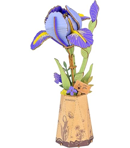 ROBOTIME Puzzle 3D Bois Nénuphar avec LED, Maquette De Fleur en Bois À Construire pour Adultes, Peinture 3D À Suspendre, Décoration Murale Lumineuse, Kit De Construction, pour Les Fêtes ROBOTIME Puzzle 3D Bois Nénuphar avec LED, Maquette De Fleur en Bois À Construire pour Adultes, Peinture 3D À Suspendre, Décoration Murale Lumineuse, Kit De Construction, pour Les Fêtes